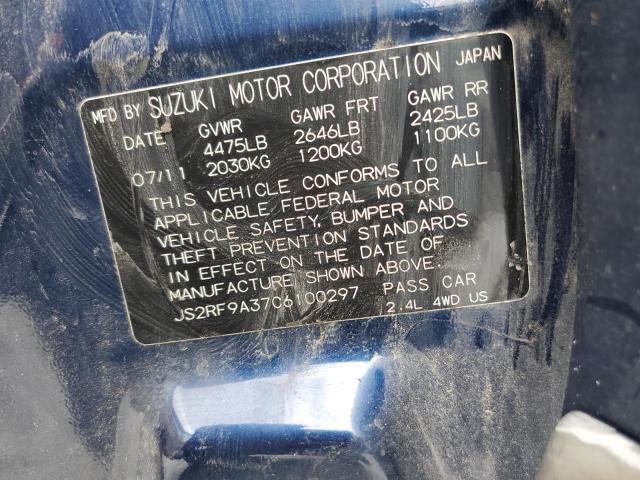 Photo 10 from auction – 2012 SUZUKI KIZASHI SE with VIN JS2RF9A37C6100297