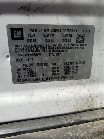 Photo 10 from auction – 2019 BUICK ENCORE PRE with VIN KL4CJASB9KB840732
