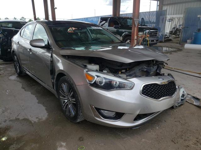 KIA CADENZA PR 2014 with VIN KNALN4D73E5157302 - Photo from auction