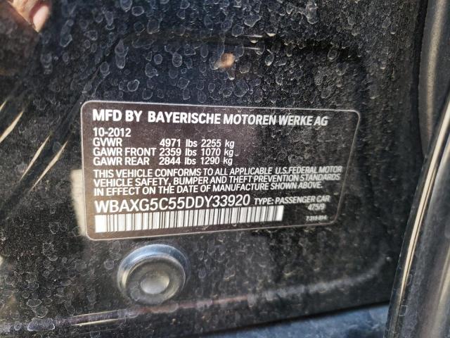 Photo 10 from auction – 2013 BMW 528 I with VIN WBAXG5C55DDY33920