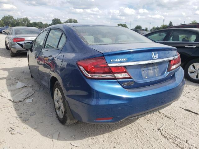 Photo 3 from auction – 2013 HONDA CIVIC with VIN 19XFB2F52DE057834
