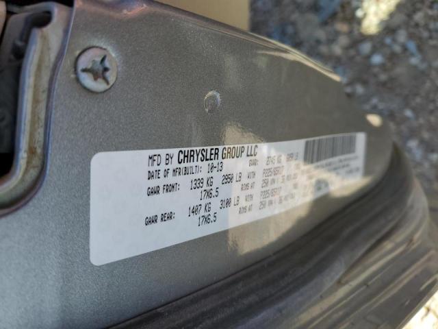 Photo 10 from auction – 2014 CHRYSLER TOWN & COU with VIN 2C4RC1BG7ER172408