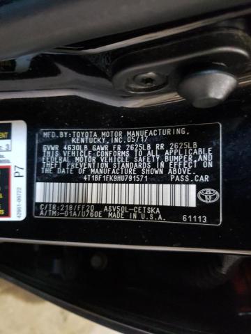 Photo 10 from auction – 2017 TOYOTA CAMRY LE with VIN 4T1BF1FK9HU791571