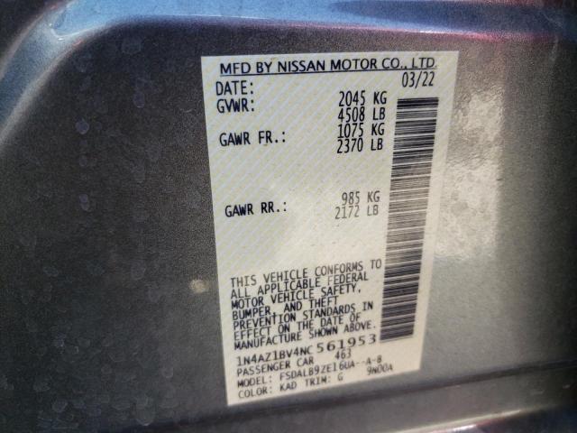 Photo 10 from auction – 2022 NISSAN LEAF S with VIN 1N4AZ1BV4NC561953