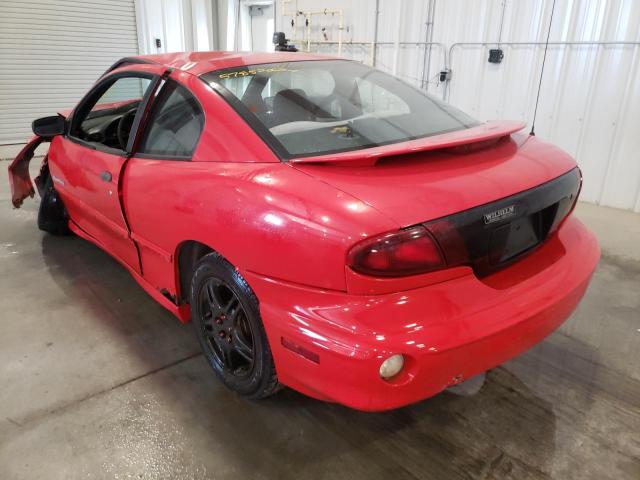 Photo 3 from auction – 2000 PONTIAC SUNFIRE SE with VIN 1G2JB1245Y7364362