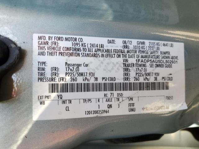 Photo 10 from auction – 2013 FORD C-MAX SE with VIN 1FADP5AU5DL502931