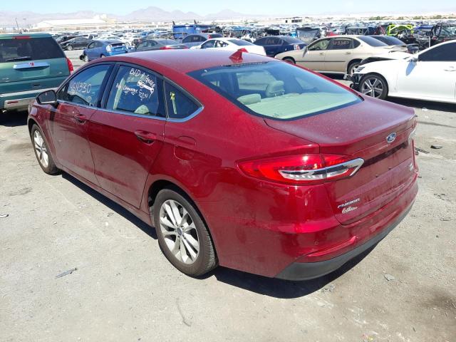 Photo 3 from auction – 2019 FORD FUSION SE with VIN 3FA6P0HD5KR114307