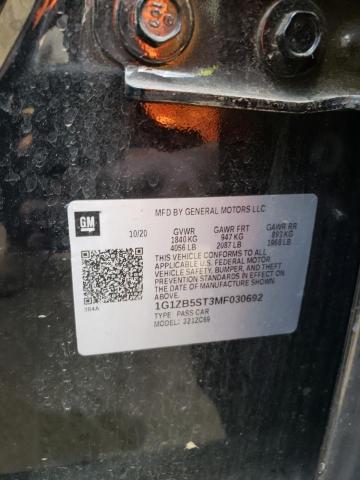 Photo 10 from auction – 2021 CHEVROLET MALIBU LS with VIN 1G1ZB5ST3MF030692