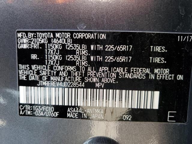 Photo 10 from auction – 2018 TOYOTA RAV4 ADVEN with VIN JTMRFREV4JD228544