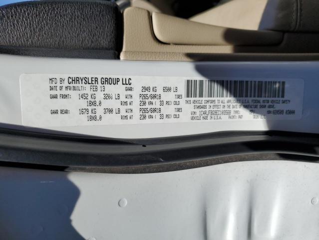 Photo 10 from auction – 2014 JEEP GRAND CHER with VIN 1C4RJFBG9EC103568