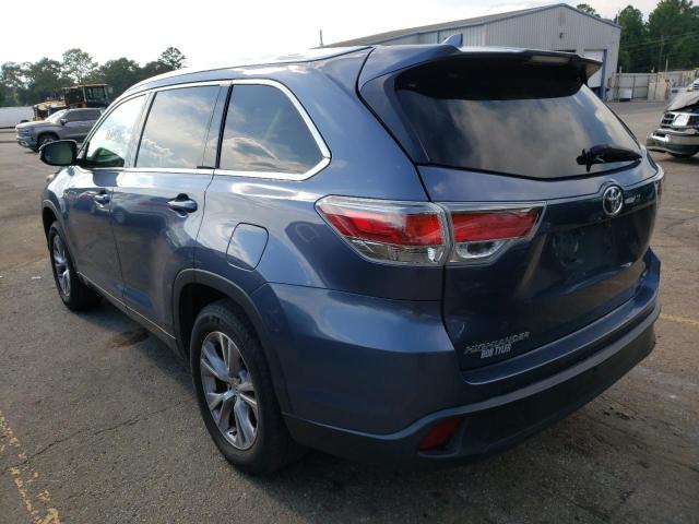 Photo 3 from auction – 2015 TOYOTA HIGHLANDER with VIN 5TDKKRFH8FS077063