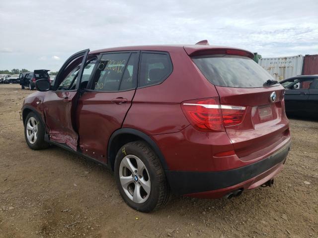 Photo 3 from auction – 2011 BMW X3 XDRIVE2 with VIN 5UXWX5C57BL705162