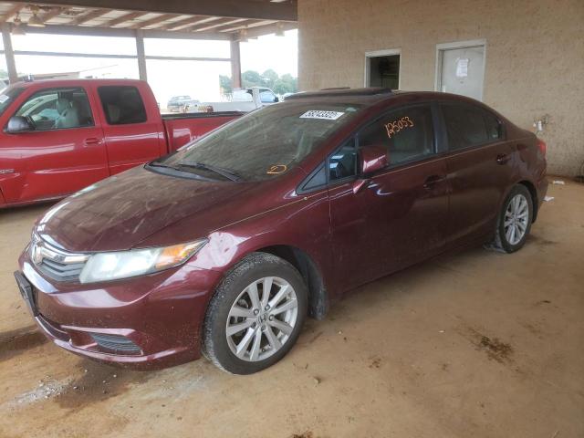 Photo 2 from auction – 2012 HONDA CIVIC EX with VIN 2HGFB2F89CH544642