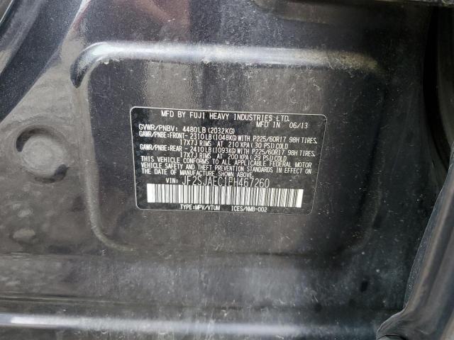 Photo 10 from auction – 2014 SUBARU FORESTER 2 with VIN JF2SJAEC1EH467260