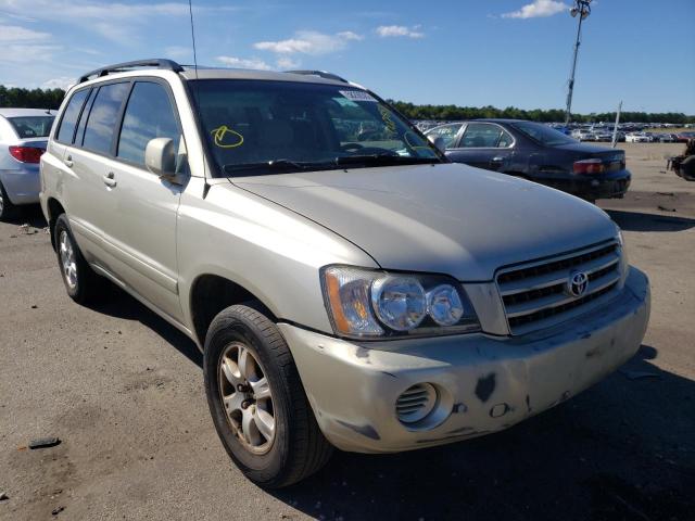 TOYOTA HIGHLANDER 2002 with VIN JTEHF21A920042881 - Photo from auction