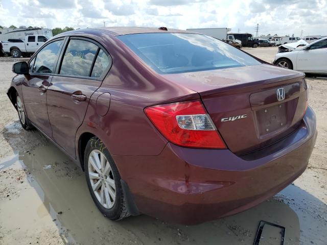 Photo 3 from auction – 2012 HONDA CIVIC EX with VIN 2HGFB2F88CH551744