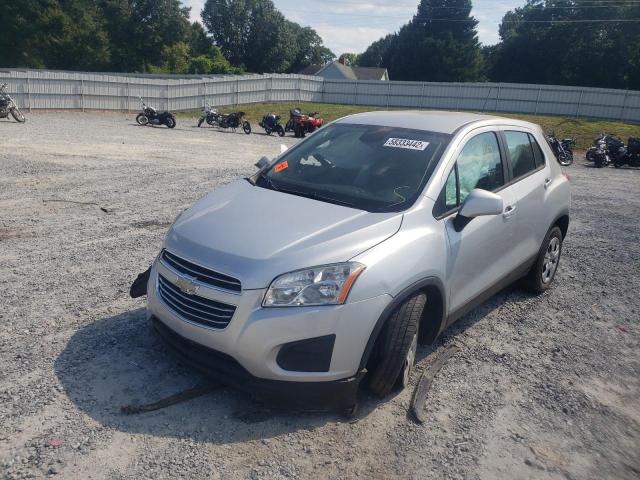 Photo 2 from auction – 2016 CHEVROLET TRAX LS with VIN 3GNCJKSB8GL257528