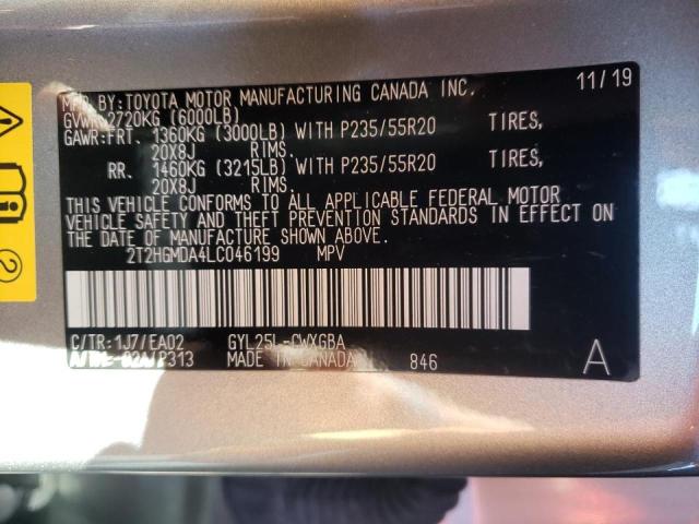 Photo 10 from auction – 2020 LEXUS RX 450H with VIN 2T2HGMDA4LC046199