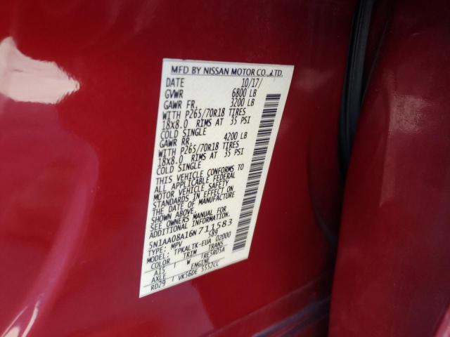 Photo 10 from auction – 2006 NISSAN ARMADA SE with VIN 5N1AA08A16N711583