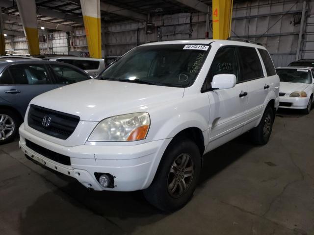 Photo 2 from auction – 2004 HONDA PILOT EX with VIN 2HKYF18494H549753