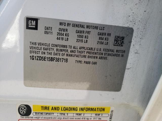 Photo 10 from auction – 2011 CHEVROLET MALIBU 2LT with VIN 1G1ZD5E15BF381718