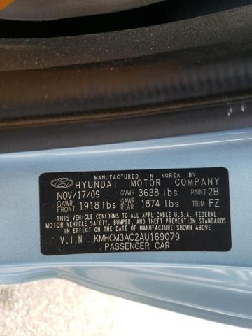 Photo 10 from auction – 2010 HYUNDAI ACCENT BLU with VIN KMHCM3AC2AU169079