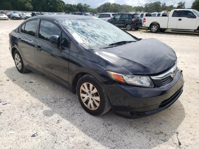 HONDA CIVIC LX 2012 with VIN 2HGFB2F57CH580268 - Photo from auction