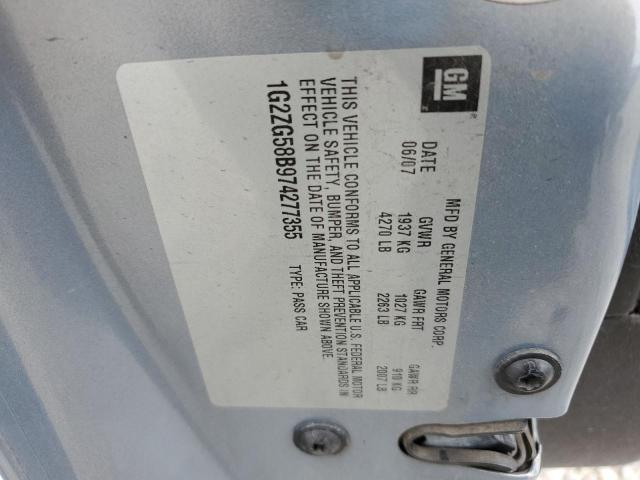 Photo 10 from auction – 2007 PONTIAC G6 BASE with VIN 1G2ZG58B974277355