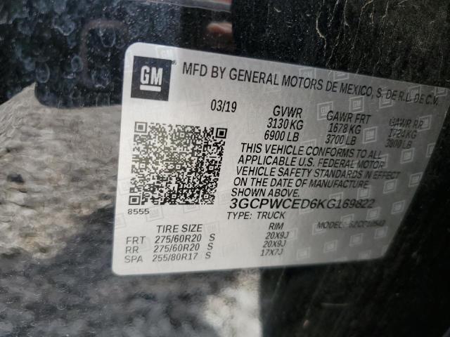 Photo 10 from auction – 2019 CHEVROLET SILVERADO with VIN 3GCPWCED6KG169822