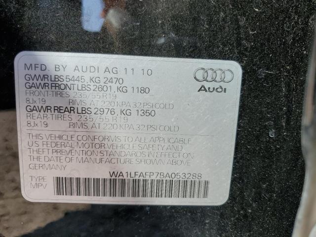 Photo 10 from auction – 2011 AUDI Q5 PREMIUM with VIN WA1LFAFP7BA053288