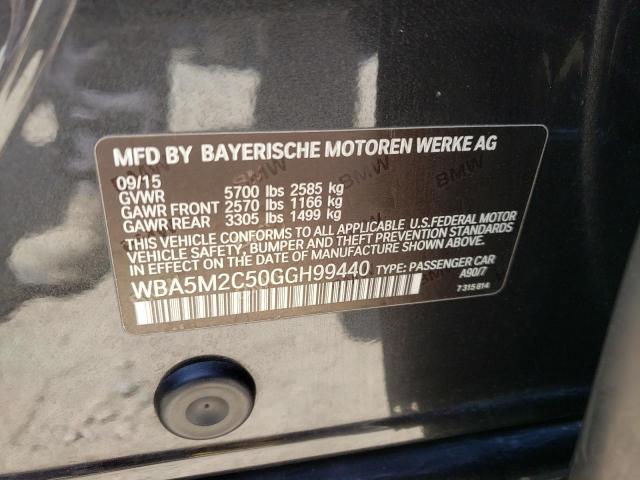 Photo 10 from auction – 2016 BMW 535 IGT with VIN WBA5M2C50GGH99440