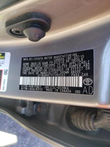 Photo 10 from auction – 2015 TOYOTA COROLLA L with VIN 2T1BURHE1FC392552