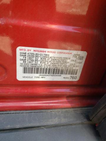 Photo 10 from auction – 2016 MITSUBISHI OUTLANDER with VIN JA4AD2A37GZ034496