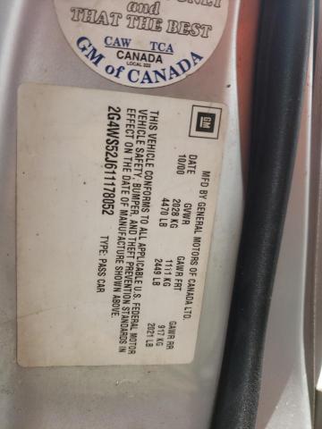 Photo 10 from auction – 2001 BUICK CENTURY CU with VIN 2G4WS52J611178052