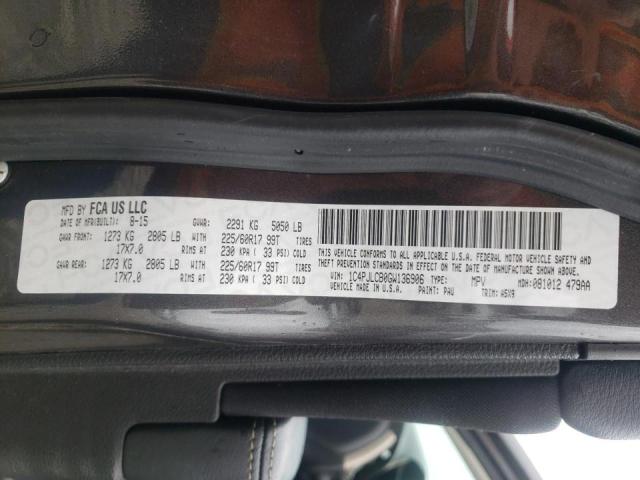 Photo 10 from auction – 2016 JEEP CHEROKEE L with VIN 1C4PJLCB0GW136906