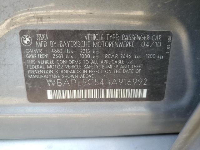 Photo 10 from auction – 2011 BMW 335 XI with VIN WBAPL5C54BA916992