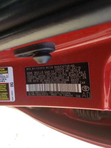 Photo 10 from auction – 2016 TOYOTA COROLLA L with VIN 2T1BURHE0GC659696