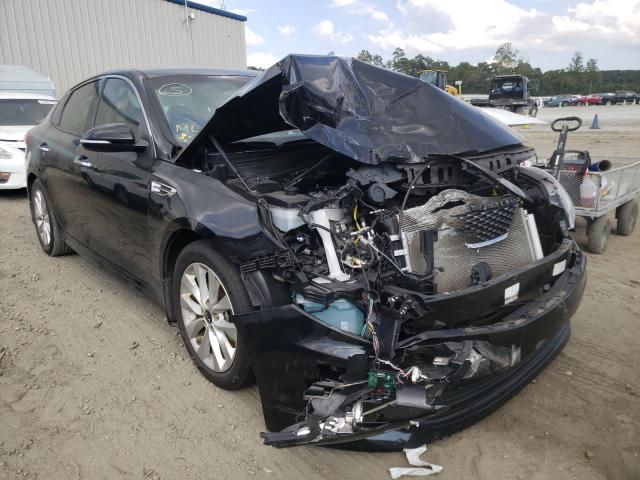 KIA OPTIMA EX 2018 with VIN 5XXGU4L34JG222525 - Photo from auction
