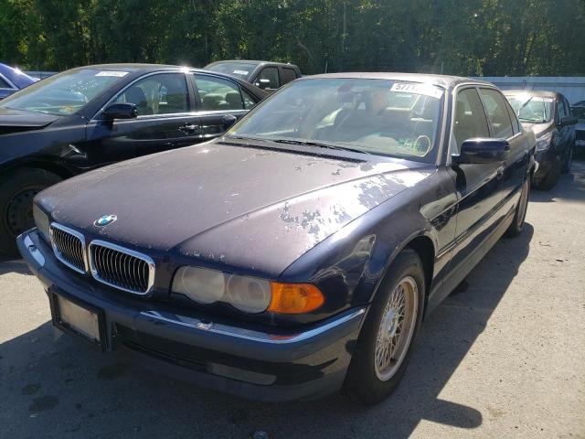 Photo 2 from auction – 1999 BMW 7 SERIES with VIN WBAGH8345YDP12784