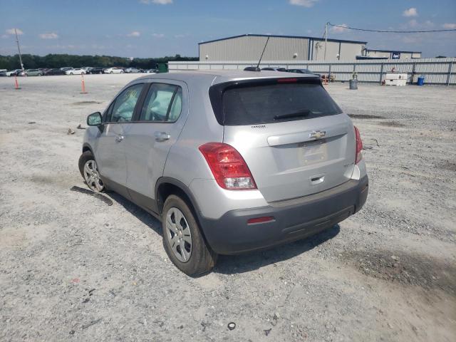 Photo 3 from auction – 2016 CHEVROLET TRAX LS with VIN 3GNCJKSB8GL257528