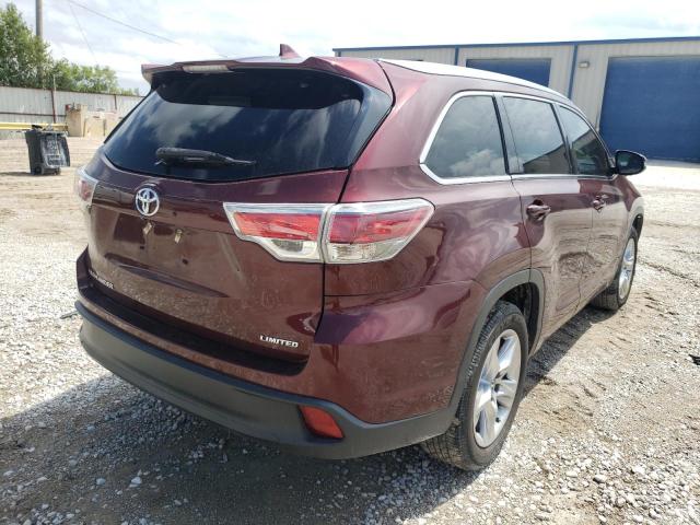 Photo 4 from auction – 2016 TOYOTA HIGHLANDER with VIN 5TDYKRFH5GS171297