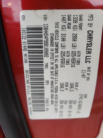 Photo 10 from auction – 2008 DODGE GRAND CARA with VIN 1D8HN54P98B109082
