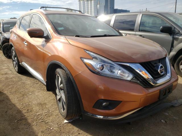 NISSAN MURANO S 2016 with VIN 5N1AZ2MH2GN122082 - Photo from auction