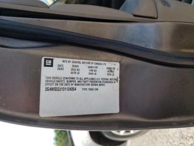 Photo 10 from auction – 2003 BUICK CENTURY CU with VIN 2G4WS52J131124354