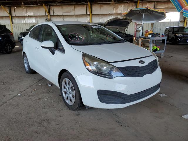 KIA RIO LX 2014 con VIN KNADM4A37E6408700 - Foto de la subasta