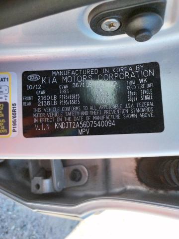 Photo 10 from auction – 2013 KIA SOUL with VIN KNDJT2A56D7540094