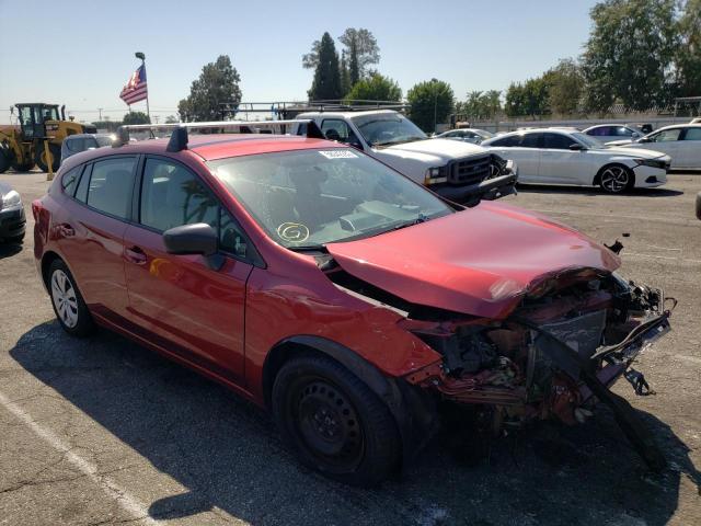 SUBARU IMPREZA 2018 with VIN 4S3GTAA62J3724710 - Photo from auction