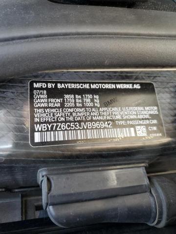 Photo 10 from auction – 2018 BMW I3 S BEV with VIN WBY7Z6C53JVB96942