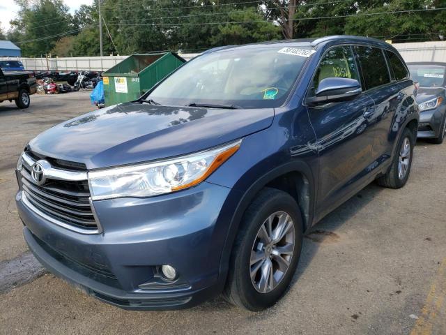 Photo 2 from auction – 2015 TOYOTA HIGHLANDER with VIN 5TDKKRFH8FS077063
