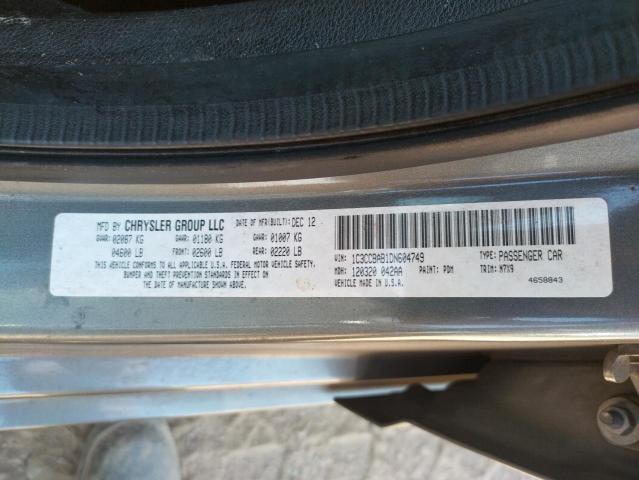 Photo 10 from auction – 2013 CHRYSLER 200 LX with VIN 1C3CCBAB1DN604749